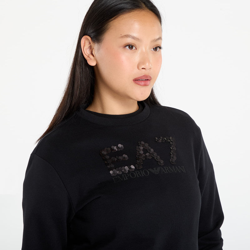 EA7 Emporio Armani Train Logo Series Wmns T-Top Cn C Black