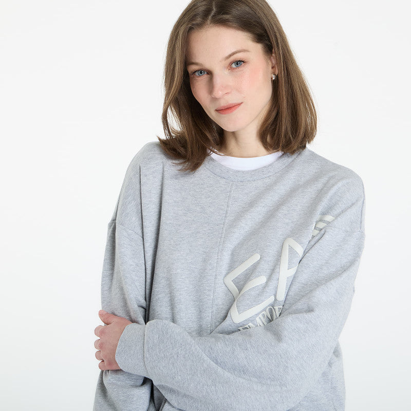 EA7 Emporio Armani Logo Series Sweatshirt Light Grey Melange