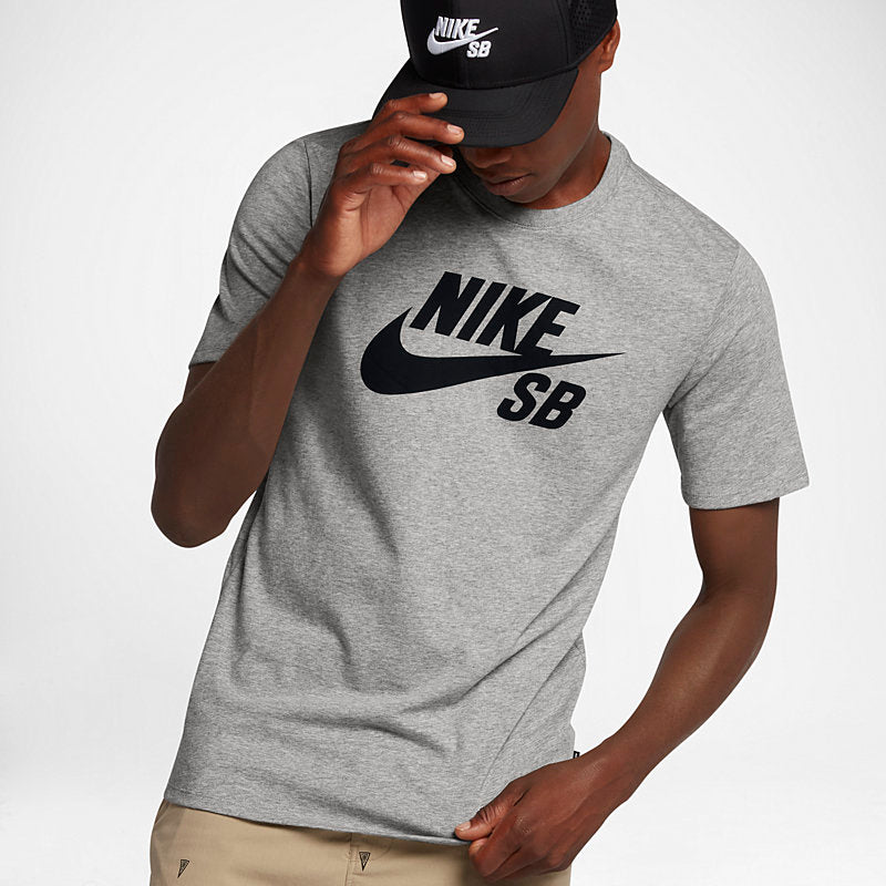 Nike SB Logo Dri-FIT Tee Medium Grey