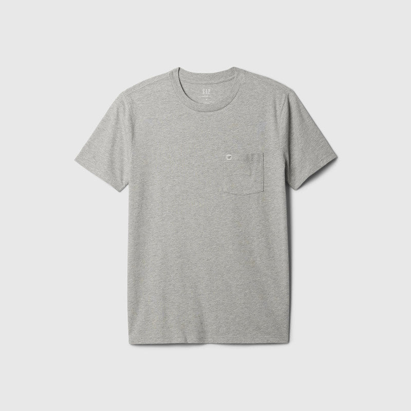 GAP Logo Pocket Tee Grey Heather
