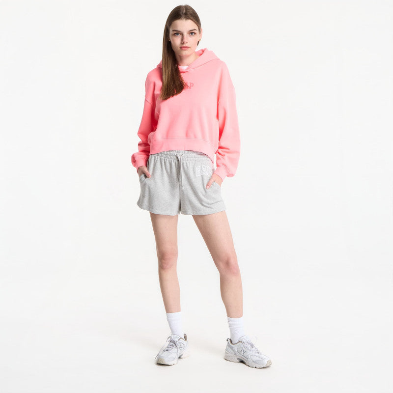 GAP Pg Cropped Po Hood Pink