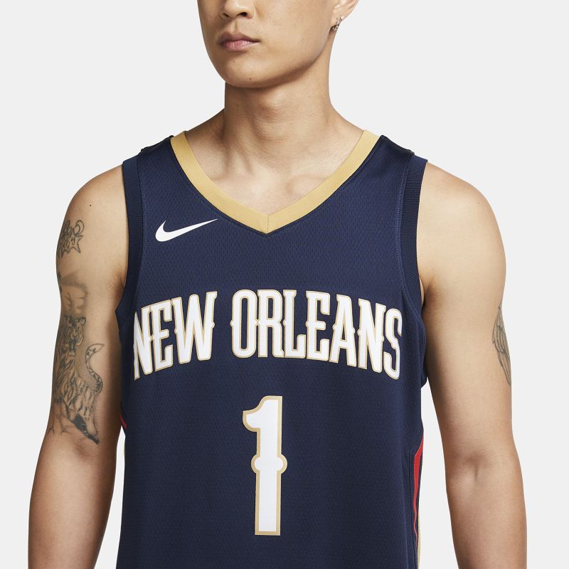 Nike NBA Zion Williamson Pelicans Icon Edition 2020 Swingman Jersey marškinėliai