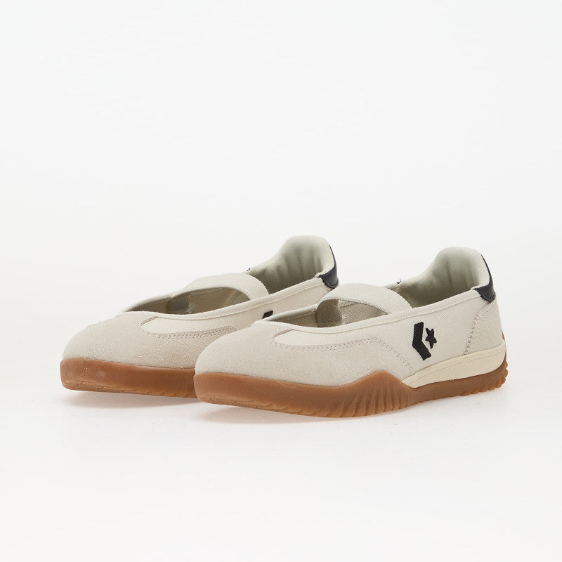 Converse Run Star Trainer Ballet Flat Egret/ Black/ Gum