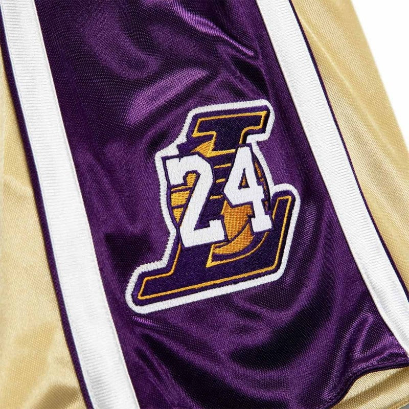 Mitchell & Ness NBA Hall Of Fame Authentic Shorts Los Angeles Lakers 1996-2016 Kobe Bryant Gold