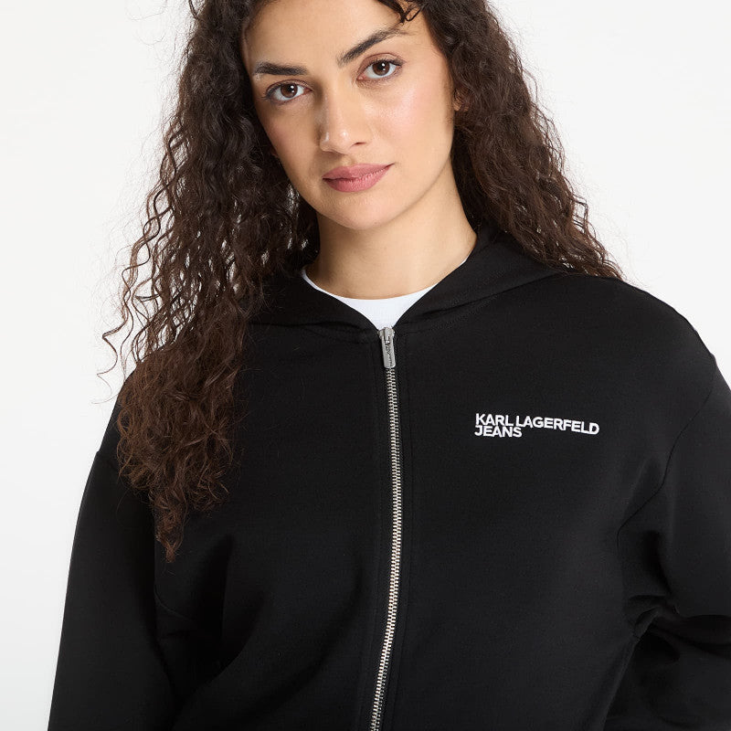 Karl Lagerfeld Jeans Milano Hoodie Black