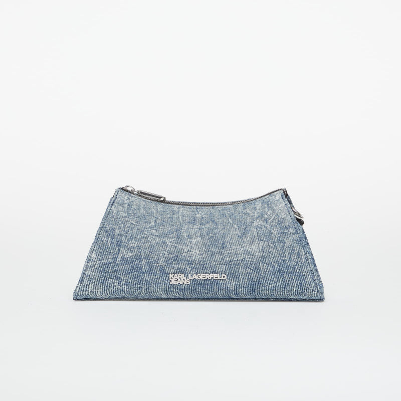 Karl Lagerfeld Jeans Denim Chain Sm Shoulderbag Washed Medium Blue