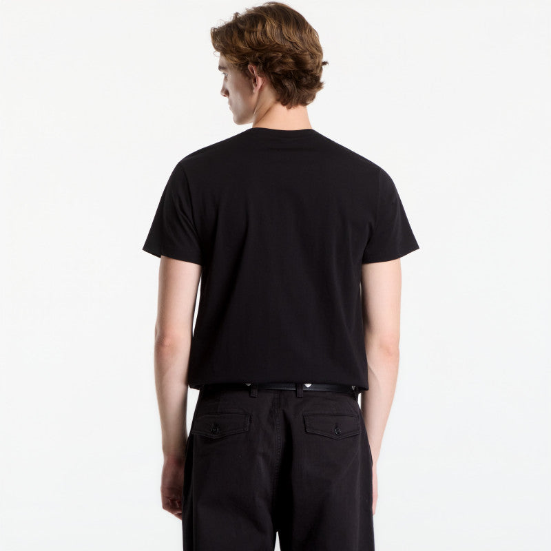 Karl Lagerfeld Jeans Slim Stripes Logo Tee Black