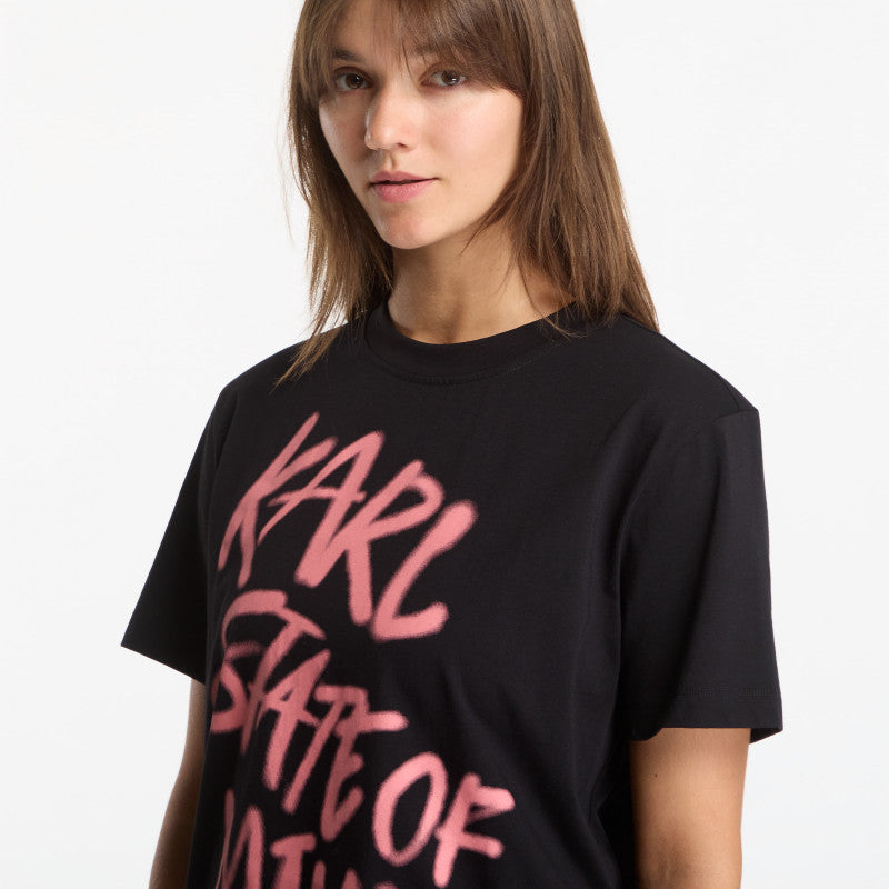 Karl Lagerfeld Jeans Reg Karlism Tee Black
