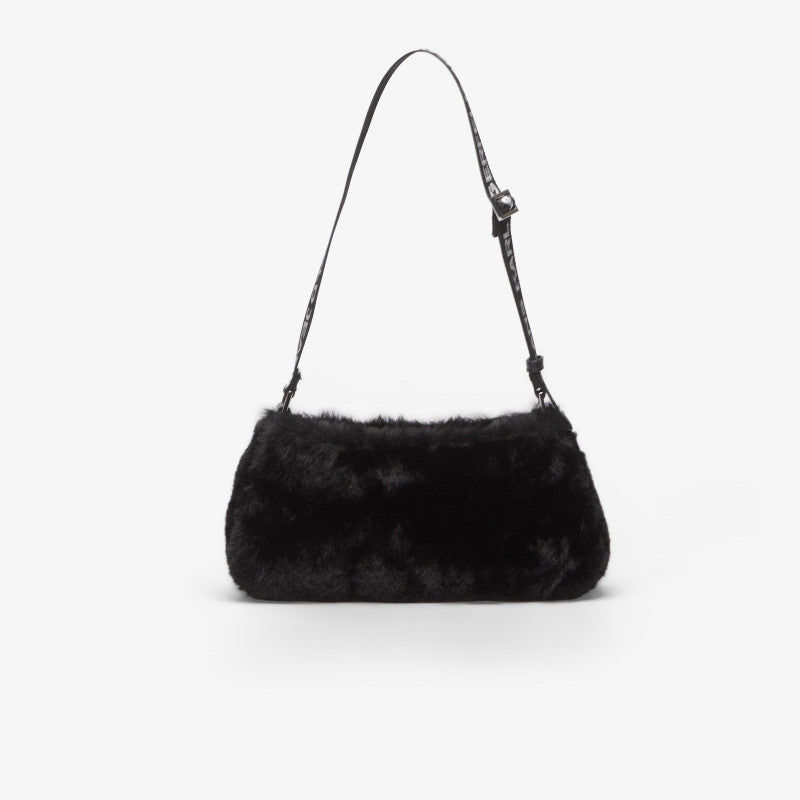 Karl Lagerfeld Jeans Box Logo Ew Shb Furry Black