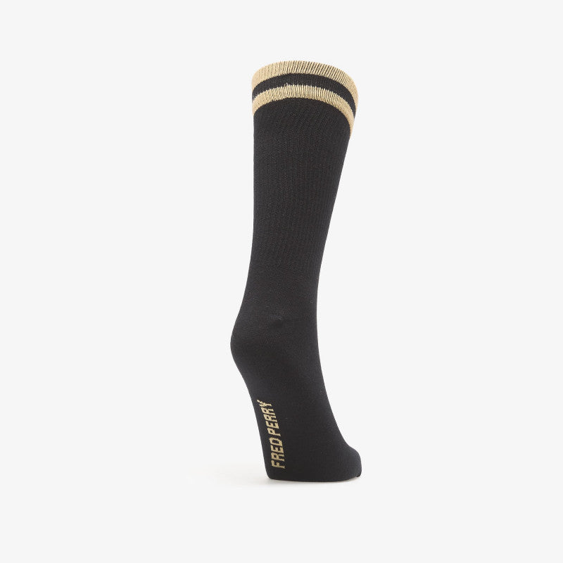 Fred Perry Tipped Sports Sock Black/ Champagne