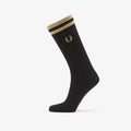 Fred Perry Tipped Sports Sock Black/ Champagne
