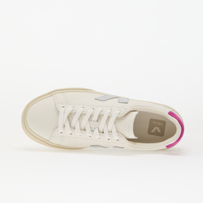 Veja Wmns Campo Leather Whi_Silver_Ultraviolet