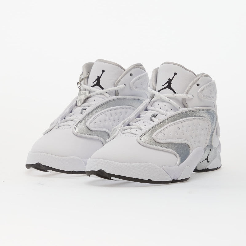 Air Jordan Og White/ Metallic Silver-Black
