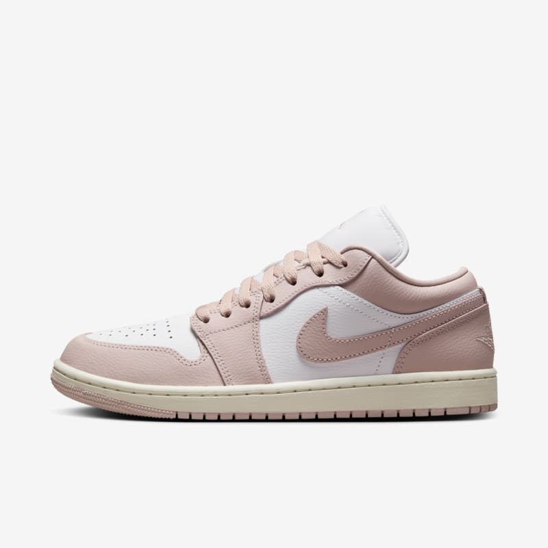 Air Jordan 1 Low White/Pink Oxford-Sail