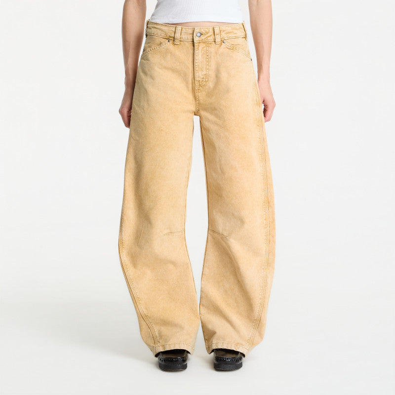 Dickies Imlay Low Waist Barrel Canvas Pant Beige