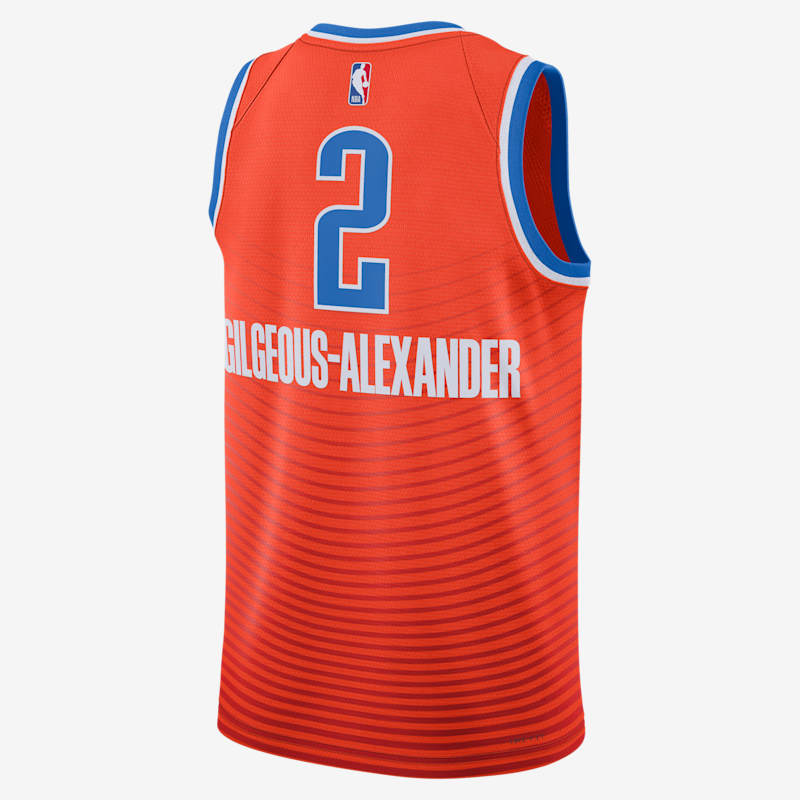 Jordan Dri-FIT NBA Swingman Jersey Oklahoma City Thunder Statement Edition Shai Gilgeous-Alexander