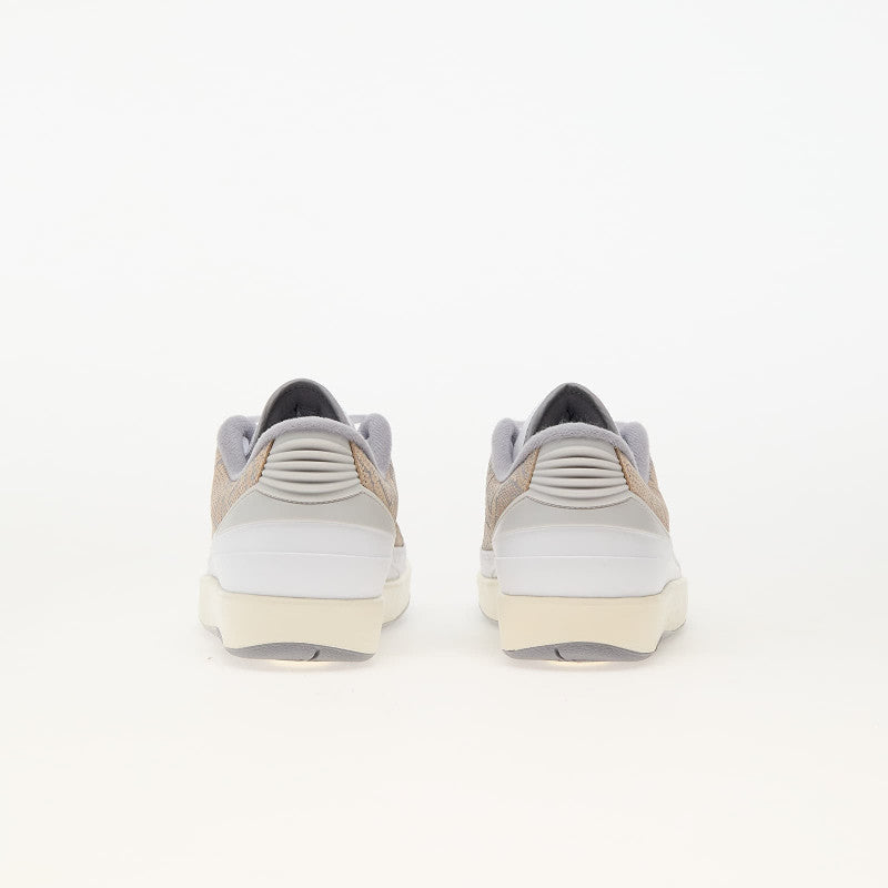 Air Jordan 2 Retro Low "Python" White/ Cement Grey-Sanddrift-Neutral Grey