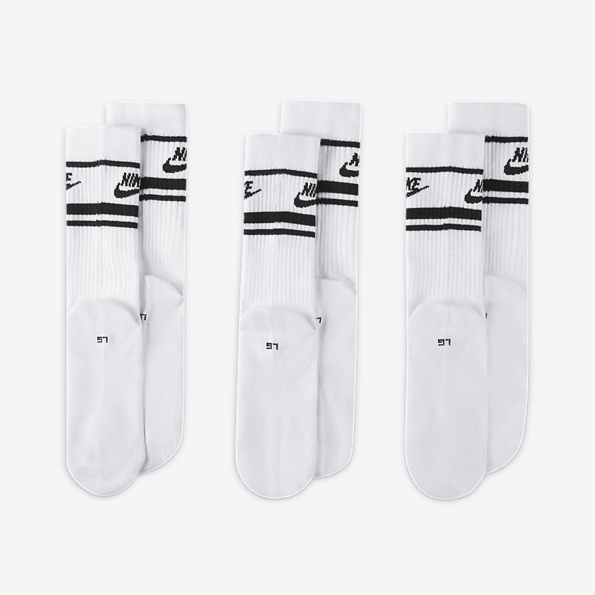 Nike Sportswear Essential Crew Socks 3 Pack