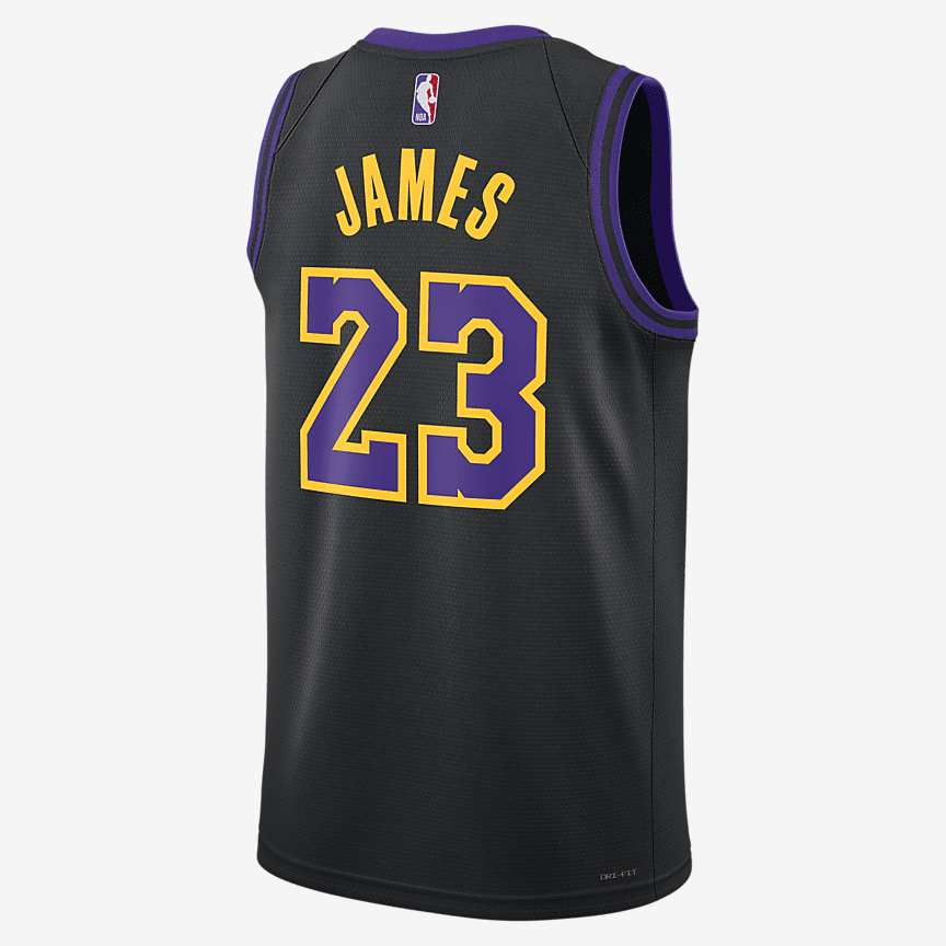 Nike Dri-FIT NBA Swingman Jersey LeBron James Los Angeles Lakers 2023/24 City Edition
