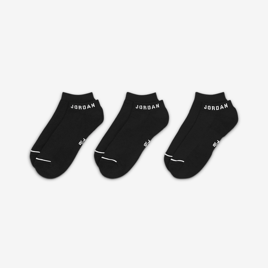 Jordan Everyday No-Show Dri-Fit Kojinės (3 Poros)
