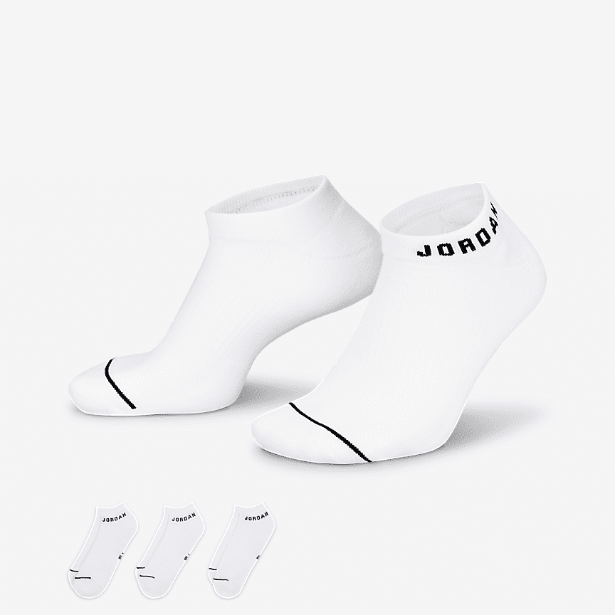 Jordan Everyday No-Show Dri-Fit Kojinės (3 Poros)