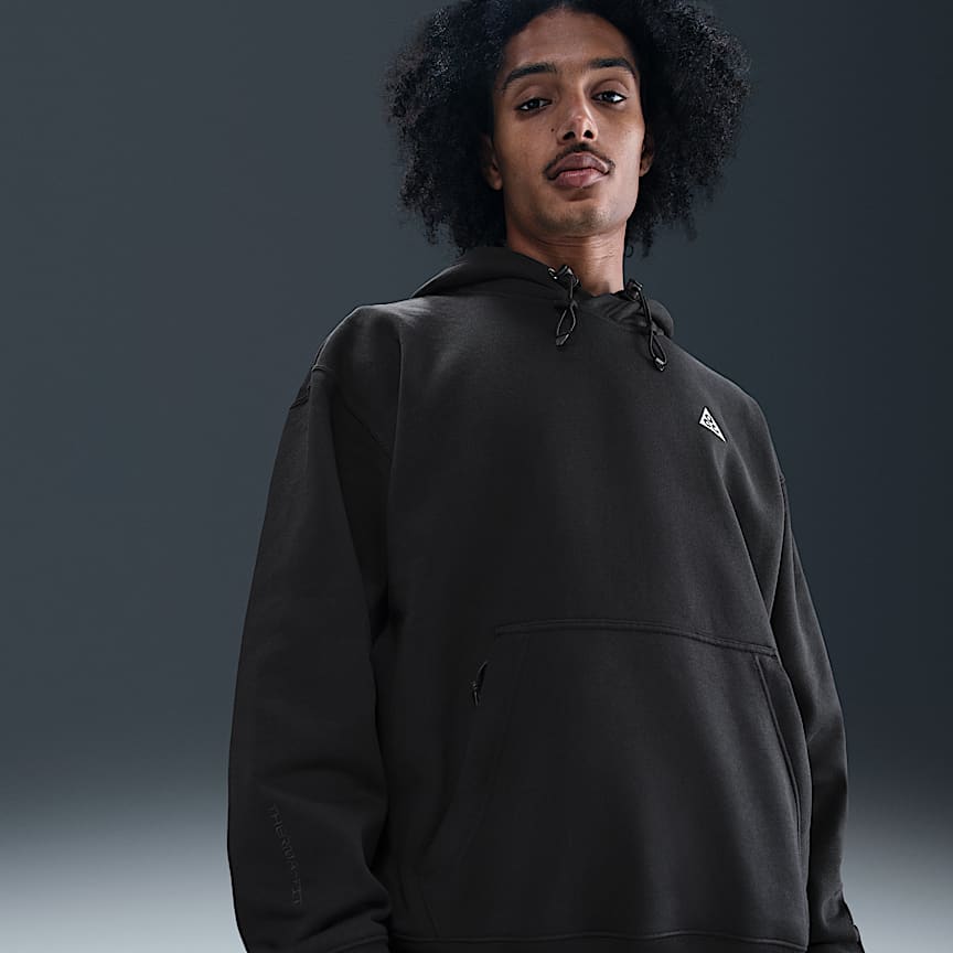 Nike ACG Therma-FIT Fleece Pullover Hoodie Black/ Anthracite/ Summit White