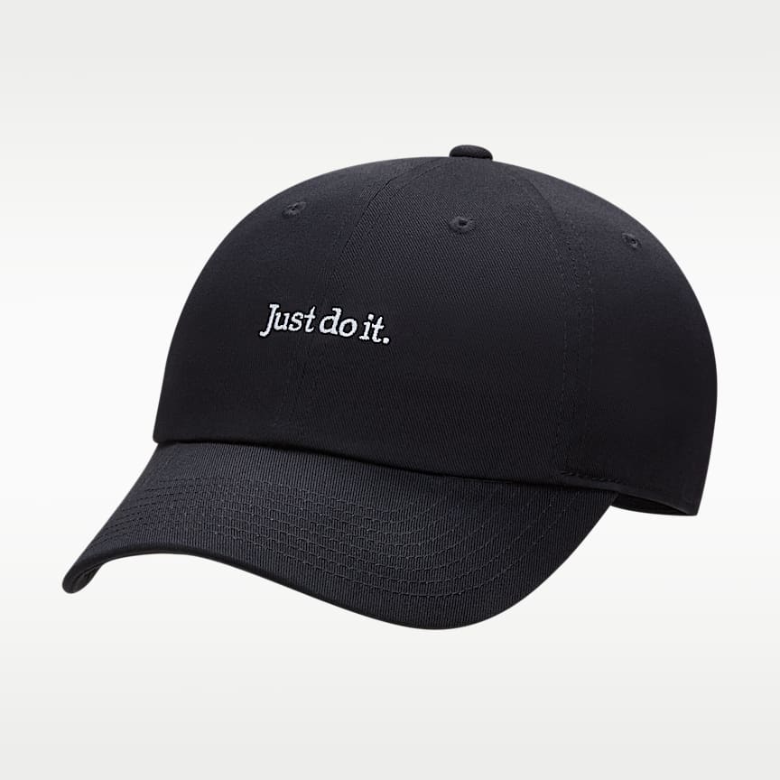 Nike Club Unstructured Just Do It Cap Black/ White