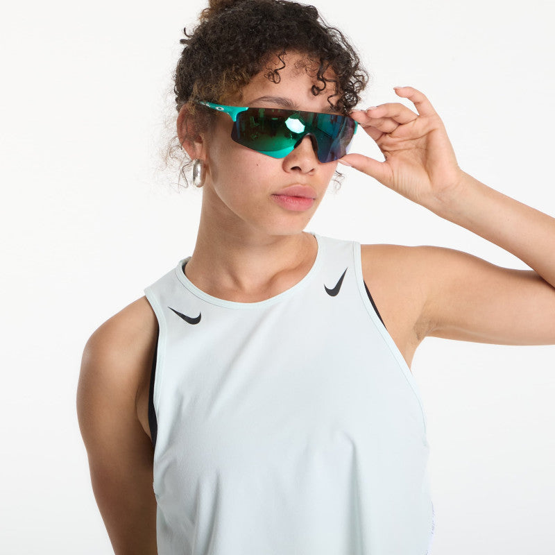 Nike AeroSwift Women's Dri-FIT ADV Cropped Running Tank Top Barely Green/ Black