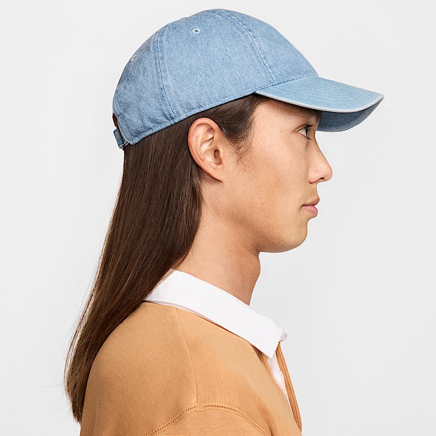 Nike Club Unstructured Denim Cap Aegean Storm/ Thunder Blue/ White