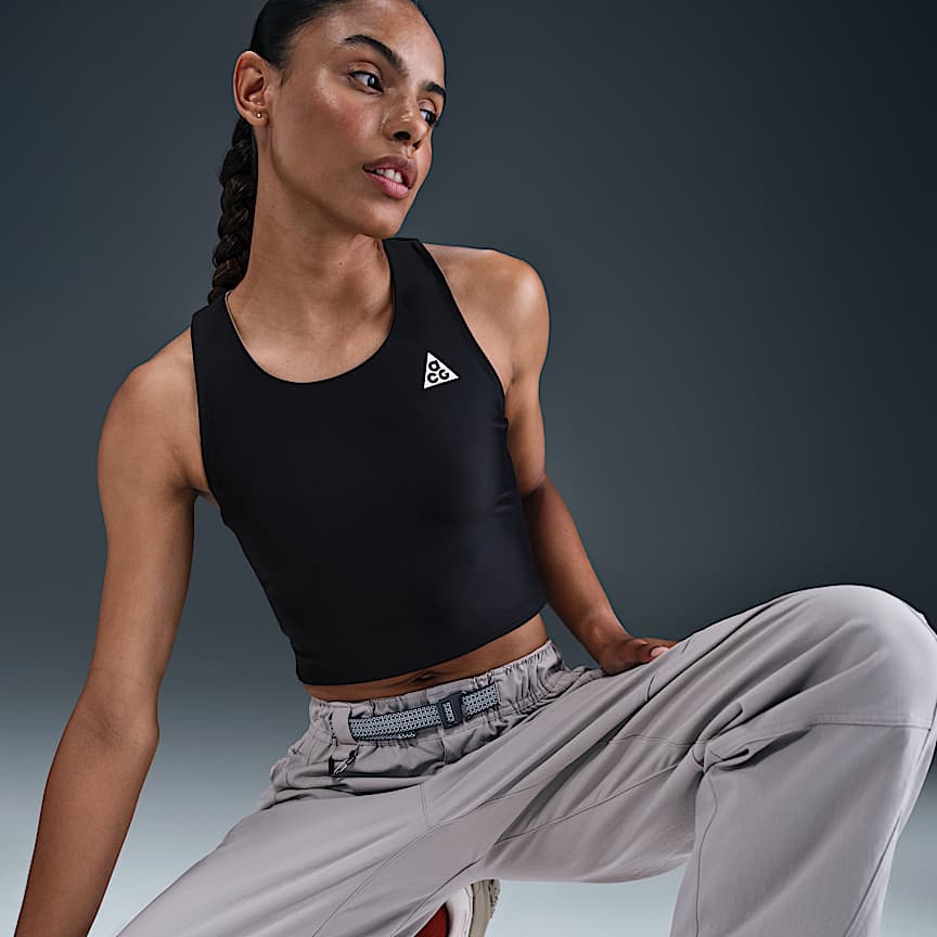 Nike ACG "Tree Frog" Women's Dri-FIT ADV Reversible Tank-Top Black/ Mink Brown/ Summit White