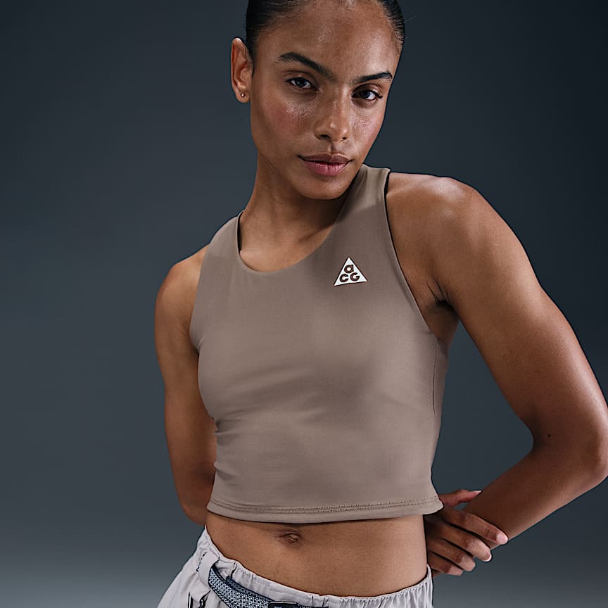 Nike ACG "Tree Frog" Women's Dri-FIT ADV Reversible Tank-Top Black/ Mink Brown/ Summit White