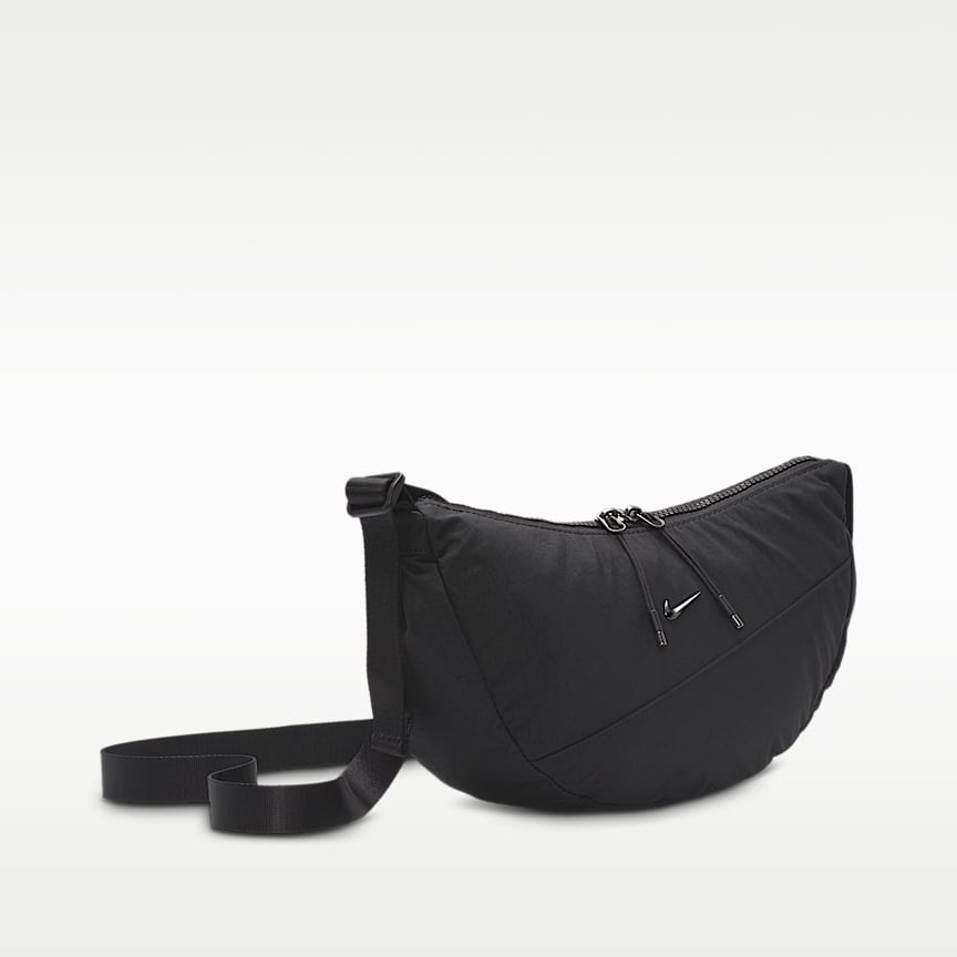 Nike Aura Crescent Crossbody Bag (4L) Black/ Black/ Gunmetal 4
