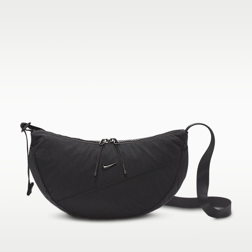 Nike Aura Crescent Crossbody Bag (4L) Black/ Black/ Gunmetal 4