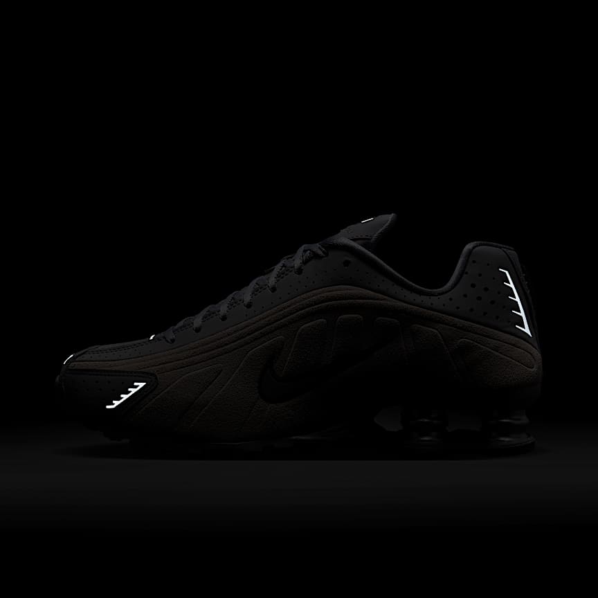 Nike Wmns Shox R4 Cement Grey/ Black-College Grey-Mtlc Silver