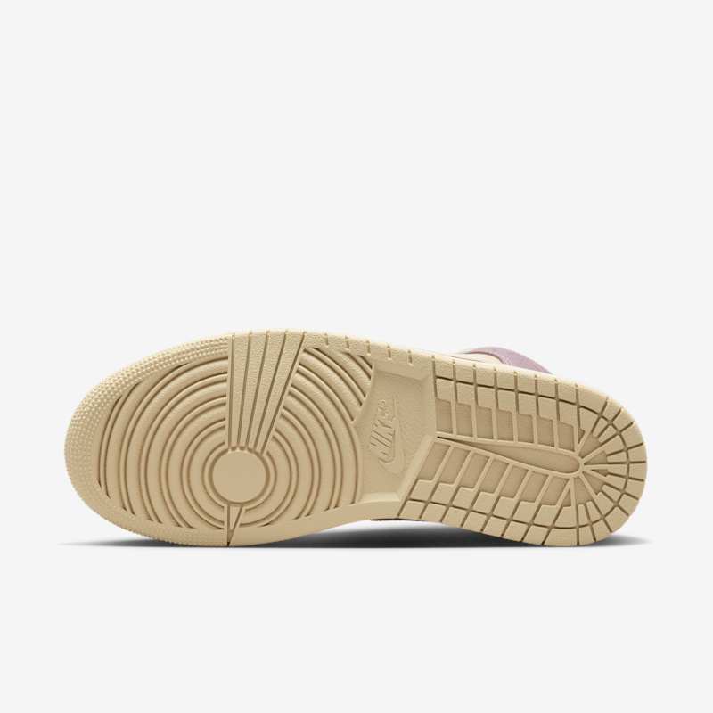 Air Jordan 1 Mid Light Orewood Brown/Team Gold-Khaki
