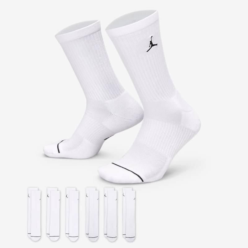 Jordan Everyday Cushioned Crew Dri-Fit Kojinės (6 Poros)