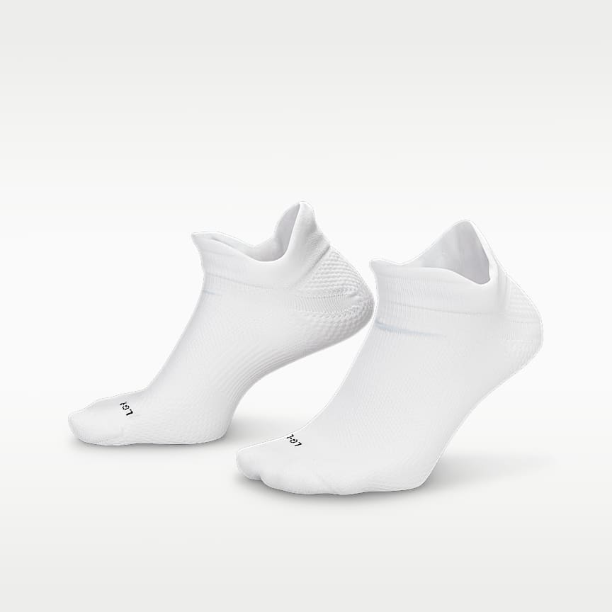 Nike Running Lightweight No-Show Socks 1 Pair White/ Black/ Pure Platinum