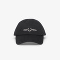 FRED PERRY FLP Twill Cap Black/ Snow White