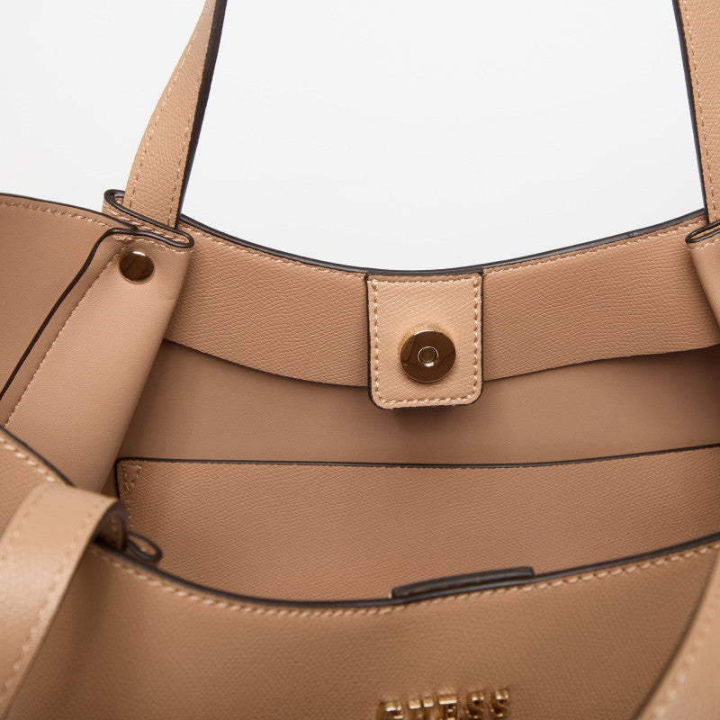 GUESS Amorette 2 In 1 Tote Beige