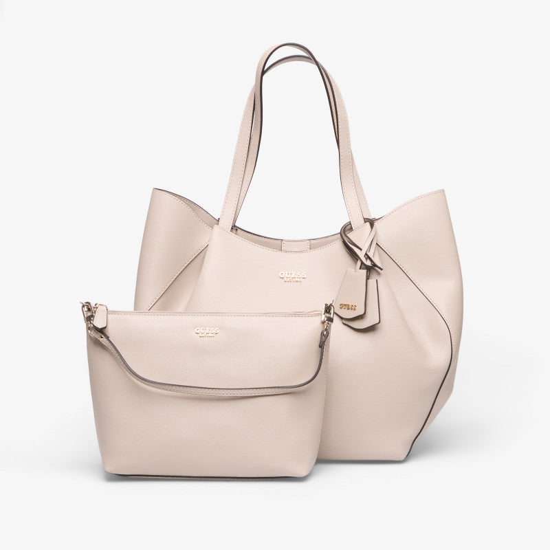 Guess Amorette 2 In 1 Tote Taupe