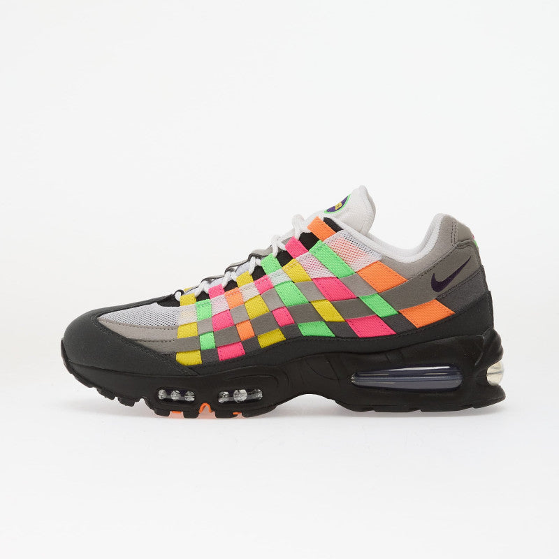 Nike Air Max 95 Big Bubble Woven White/ Purple Dynasty-Pearl Grey