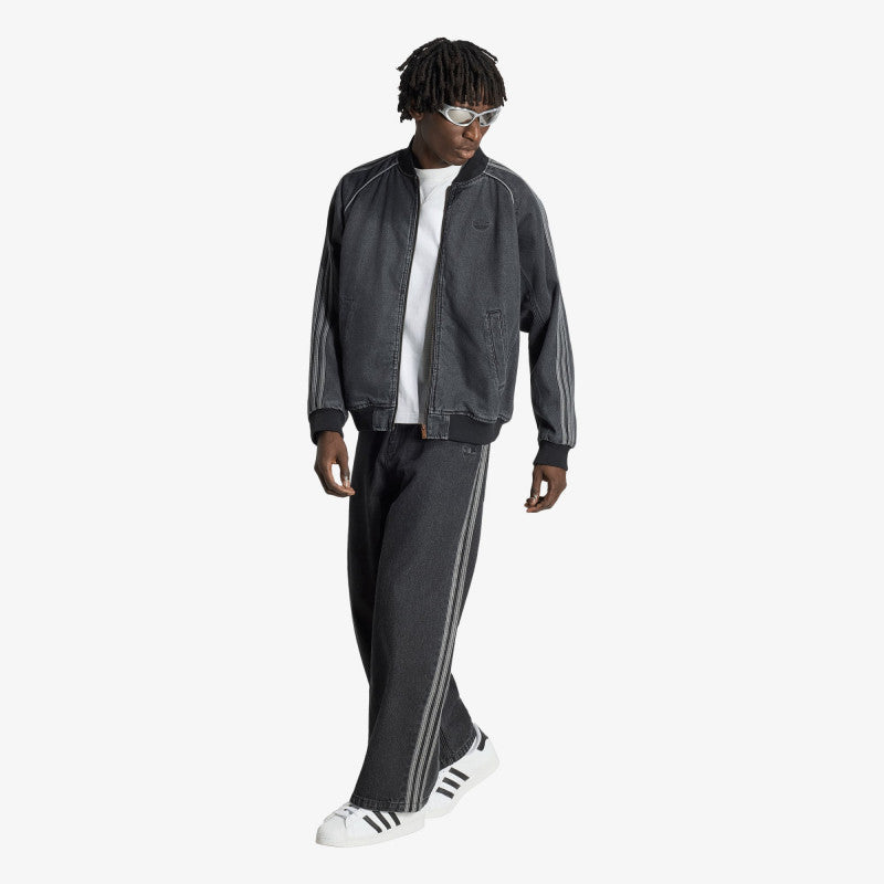 adidas SST Denim Track Top True Black Denim