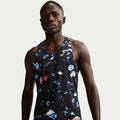 Nike AeroSwift Glam Men's Dri-FIT ADV Running Singlet Black/ Laser Orange