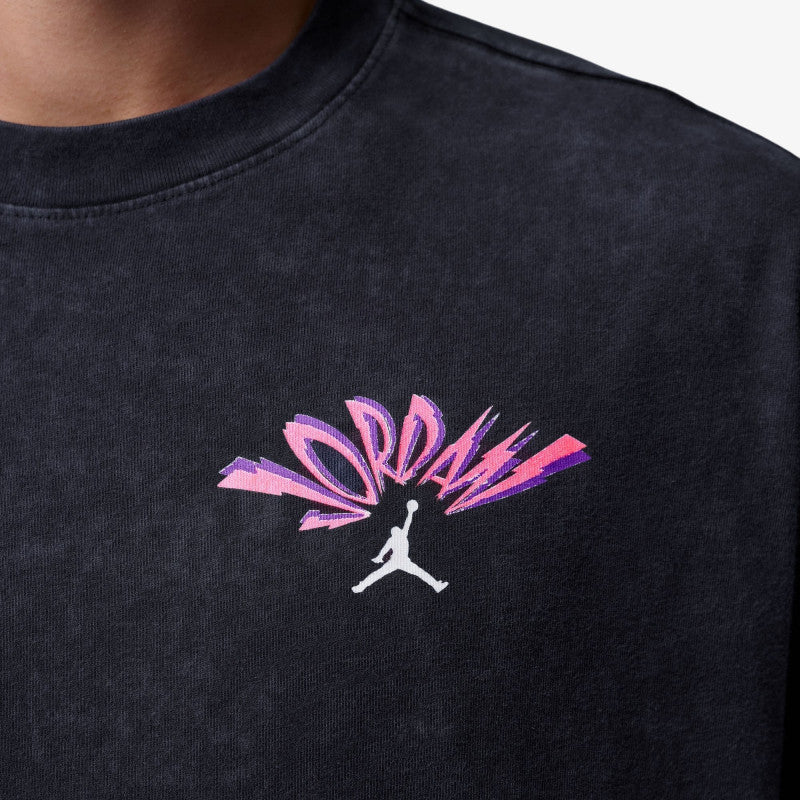 Jordan Flight Men's T-Shirt Black/ White