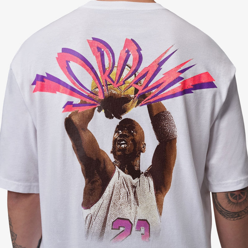 Jordan Flight Men's T-Shirt White/ Black