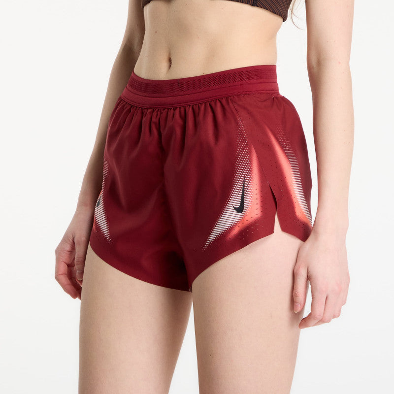 Nike AeroSwift Women's Dri-FIT ADV Brief-Lined 3" Running Shorts Team Red/ Black