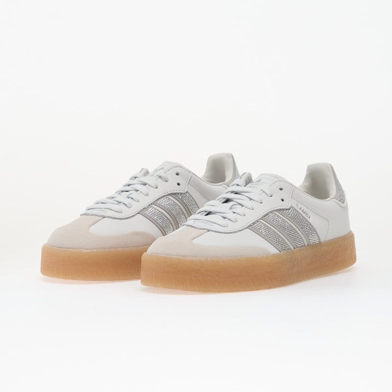 adidas Sambae Wmns Crystal White/ Silver Metallic/ Gum4