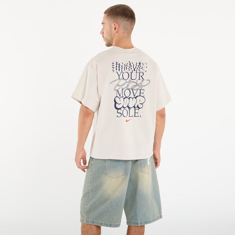 Nike Solo Swoosh Men's T-Shirt Lt Orewood Brn