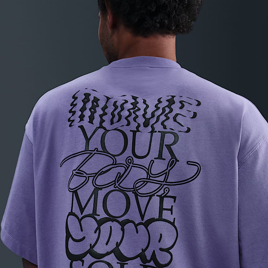Nike Solo Swoosh Men's T-Shirt Dusty Amethyst
