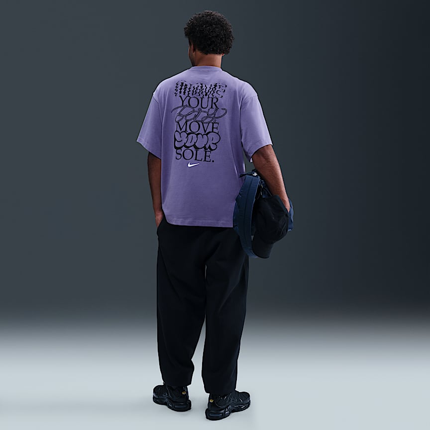 Nike Solo Swoosh Men's T-Shirt Dusty Amethyst